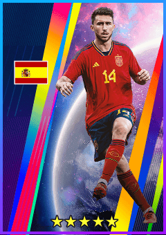 Aymeric Laporte (CB, rating 82) - National Team Selection Worldwide 31 Jul '23 card