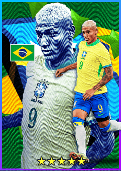 Richarlison (CF, rating 82) - National Team Pack Brazil '24 card