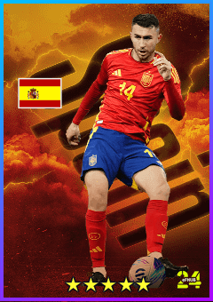 Aymeric Laporte (CB, rating 83) - National Team Selection Spain 5 Sep '24 card