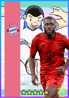 Dayot Upamecano (CB, rating 83) - Captain Tsubasa Collaboration Campaign 5 Dec '24 card