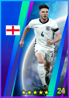 Declan Rice (DMF, rating 85) - National Teams Selection European 12 Dec '24 card