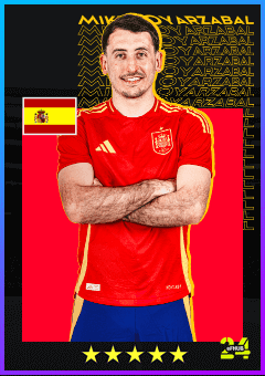 Mikel Oyarzabal (CF, rating 81) - National Team Selection Spain 7 Nov '24 card