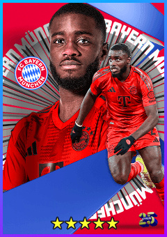 Dayot Upamecano (CB, rating 84) - FC Bayern München Pack 20 Feb '25 card