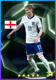 Anthony Gordon (LWF, rating 83) - National Teams Selection Attackers 24 Mar '25 card