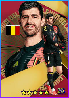 Thibaut Courtois (GK, rating 85) - National Team Pack Belgium '25 card