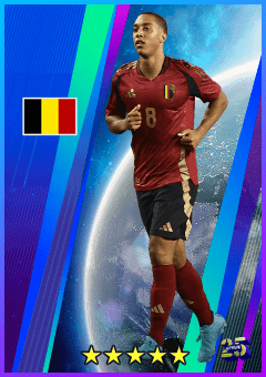 Youri Tielemans (CMF, rating 81) - National Teams Selection European 22 May '25 card