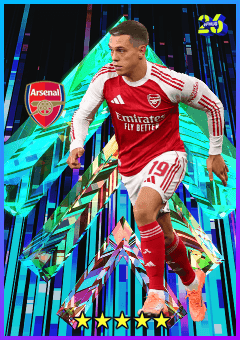 Leandro Trossard (LWF, rating 82) - Clutch Players 4 Dec '25 card