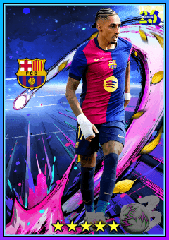 Raphinha (LWF, rating 82) - New Players card