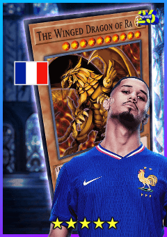 William Saliba (CB, rating 85) - Yu-Gi-Oh! Collaboration Campaign 25 Sep '25 card