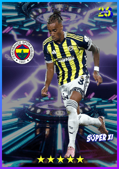 Archie Brown (LB, rating 77) - Trendyol Süper Lig Monthly MVPs Aug '25 card