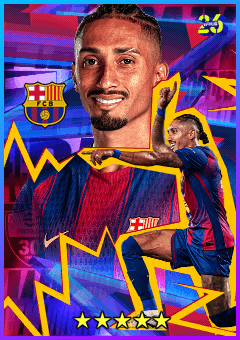 Raphinha (LMF, rating 84) - FC Barcelona Pack 25-26 card