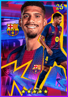 Ronald Araújo (CB, rating 84) - FC Barcelona Pack 25-26 card