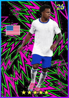 Weston McKennie (CMF, rating 81) - National Team Icons vol.3 card