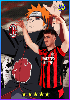 Alexis Saelemaekers (RMF, rating 95) - NARUTO SHIPPUDEN Collaboration Campaign 2026 card