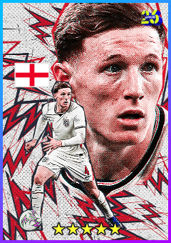 Elliot Anderson (DMF, rating 83) - National Team Pack England 2026 card