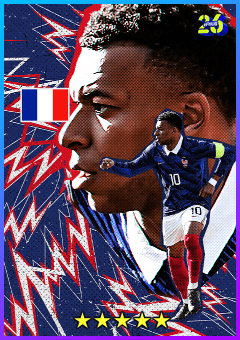 Kylian Mbappé (CF, rating 85) - National Team Pack France 2026 card