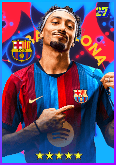 Raphinha (LWF, rating 96) - New Season Campaign 2027 card
