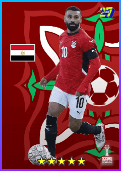 Mohamed Salah (RWF, rating 84) - eFootball Season 2027 card