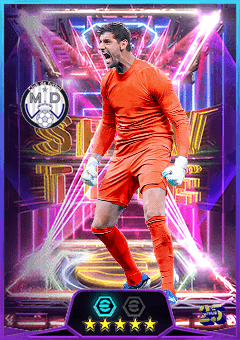 Thibaut Courtois (GK, rating 85) - Standout Lefties 3 Feb '25 card