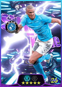 Erling Haaland (CF, rating 86) - Offensive Genius 25 Aug '25 card