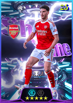 Declan Rice (CMF, rating 86) - Central Dominator 5 Jan '26 card