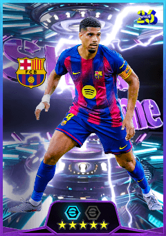 Ronald Araújo (CB, rating 86) - FC Barcelona Selection 20 Apr '26 card