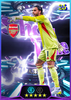 David Raya (GK, rating 86) - European Club Championship 25-26 Season's Best card