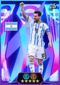 Lionel Messi (CF, rating 87) - eFootball Season 2027 card