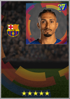 Raphinha (RWF, rating 82) - Base Player card