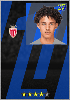 Maghnes Akliouche (AMF, rating 74) - Base Player card
