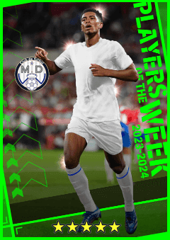 J. Bellingham (AMF, rating 96) - POTW 5 Oct '23 card
