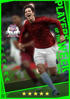 Pau Torres (CB, rating 94) - POTW 30 Nov '23 card