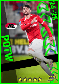 Troy Parrott (CF, rating 92) - POTW 19 Sep '24 card