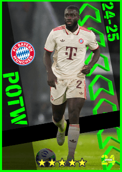 Dayot Upamecano (CB, rating 94) - POTW 14 Nov '24 card