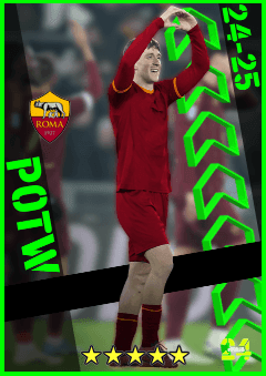 Alexis Saelemaekers (RMF, rating 94) - POTW 9 Jan '25 card