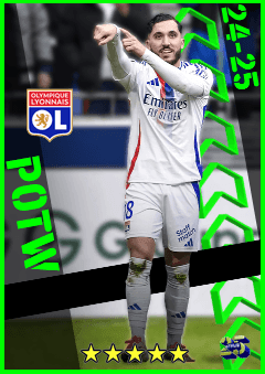 Rayan Cherki (RMF, rating 94) - POTW 13 Feb '25 card