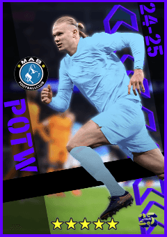 Erling Haaland (CF, rating 96) - POTW European Club Championship 20 Feb '25 card