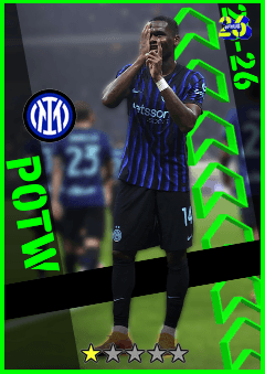 Ange-Yoan Bonny (CF, rating 92) - POTW 9 Oct '25 card