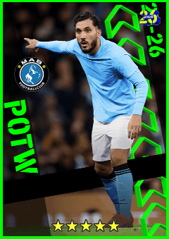Rayan Cherki (AMF, rating 95) - POTW 6 Nov '25 card