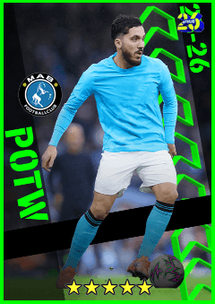 Rayan Cherki (AMF, rating 95) - POTW 11 Dec '25 card