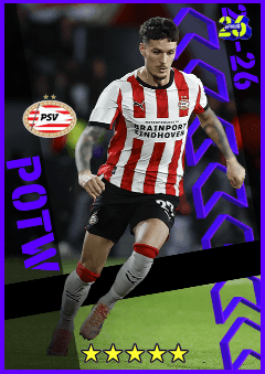 Dennis Man (RMF, rating 92) - POTW European Club Championship 30 Oct '25 card