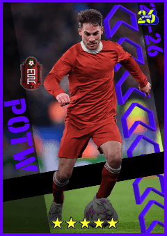 Alexis Mac Allister (CMF, rating 97) - POTW European Club Championship 5 Feb '26 card