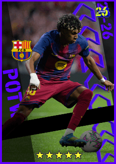 Lamine Yamal (RMF, rating 97) - POTW European Club Championship 23 Apr '26 card