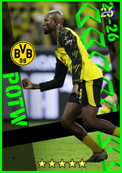 Serhou Guirassy (CF, rating 95) - POTW 5 Feb '26 card