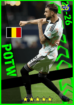 Zeno Debast (CB, rating 94) - POTW National Teams 2 Apr '26 card