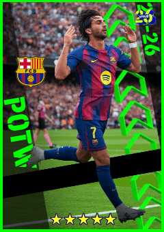 Ferran Torres (CF, rating 94) - POTW 16 Apr '26 card