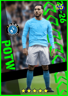 Rayan Cherki (AMF, rating 95) - POTW 23 Apr '26 card