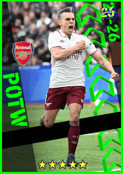 Leandro Trossard (LMF, rating 94) - POTW 14 May '26 card