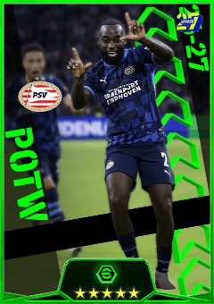 Lutsharel Geertruida (CB, rating 93) - eFootball Season 2027 card