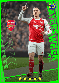 Leandro Trossard (LWF, rating 96) - Champions Campaign 25-26 Arsenal FC card